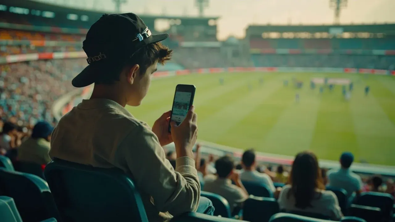Side-on editorial view of the LeaguesX mobile app experience after sign-in with the captain ledger ready
