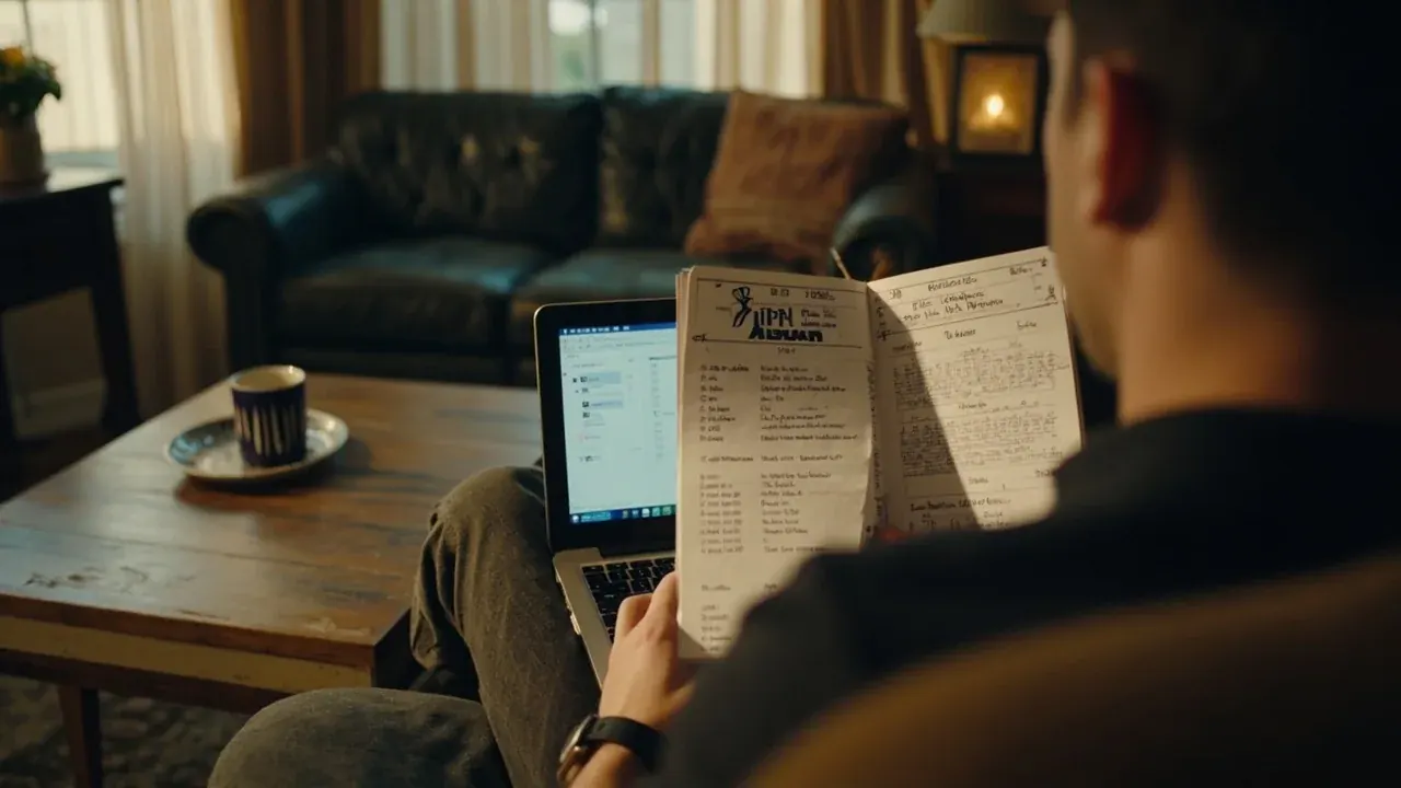 An overhead view of a phone showing the LeaguesX share sheet with the desk's URL highlighted